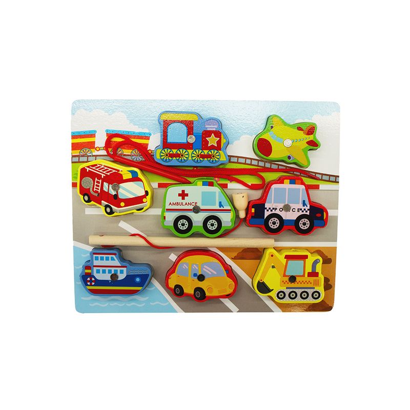 8464 - JUEGO MADERA ROMPECABEZAS MAGNETICO VAMOS DE PESCA