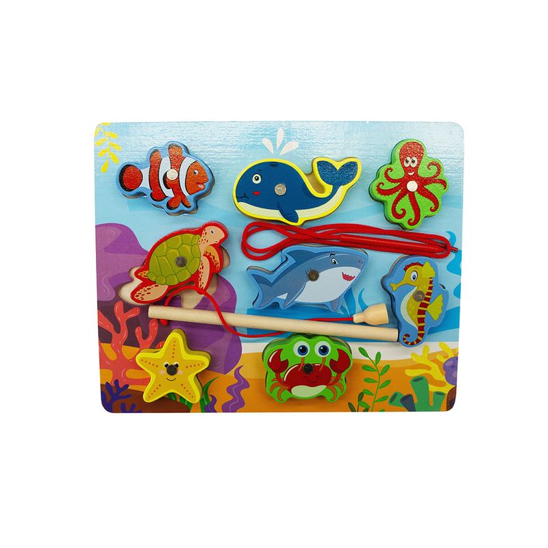 22619 - JUEGO MADERA ROMPECABEZAS MAGNETICO VAMOS DE PESCA