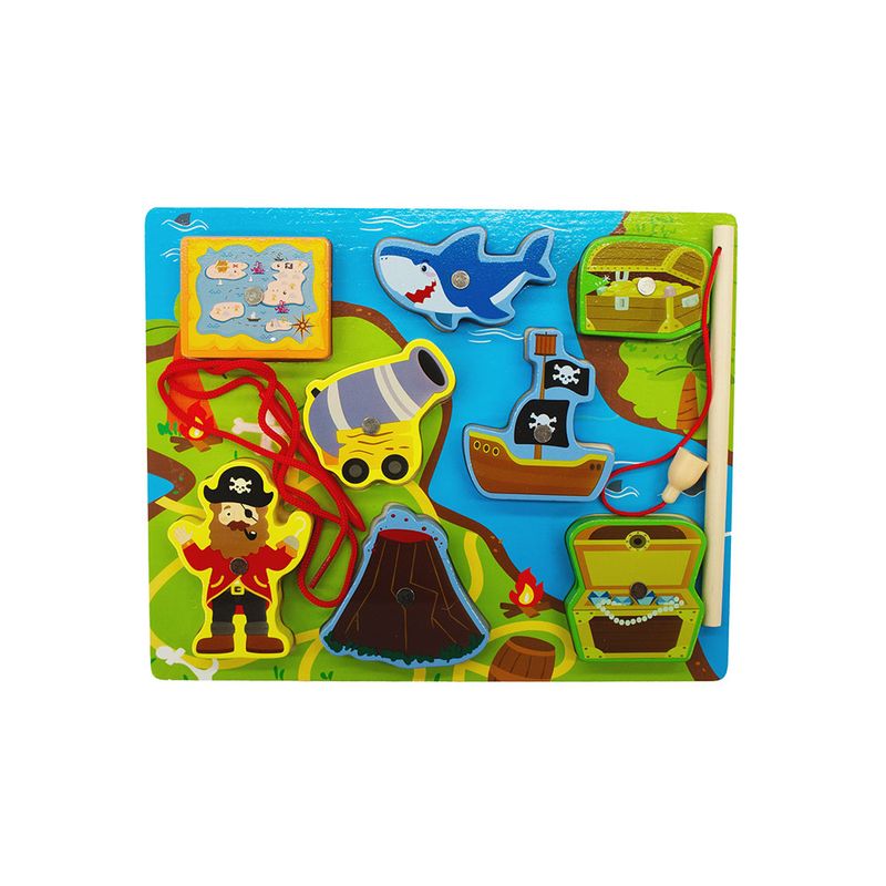 22620 - JUEGO MADERA ROMPECABEZAS MAGNETICO VAMOS DE PESCA