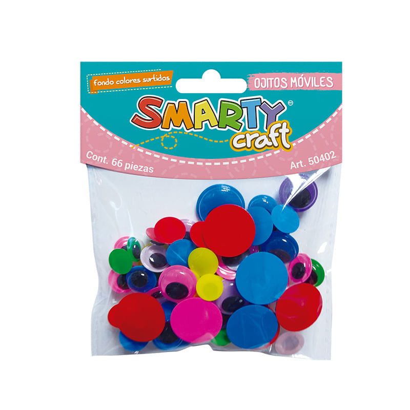 10512 - OJOS MOVIBLES FONDO C/COLOR  C/66 PZAS