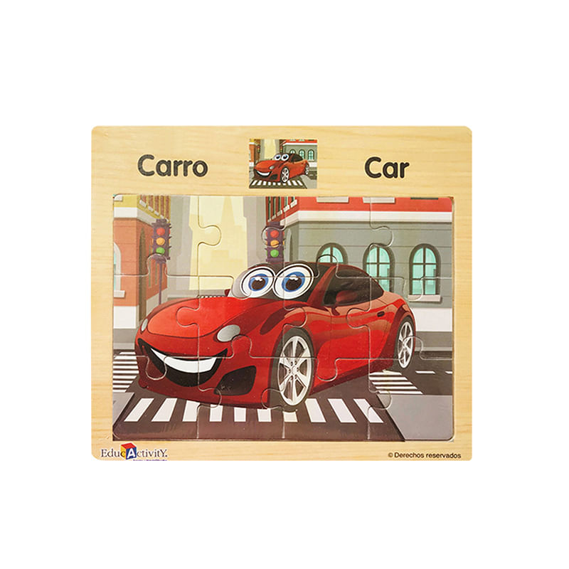 22623 - JUEGO MADERA ROMPECABEZAS MINI DIF DISEÑOS