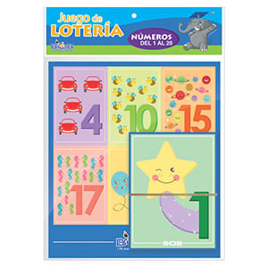 14850 - JUEGO DE LOTERIA PREESCOLAR NÚMEROS