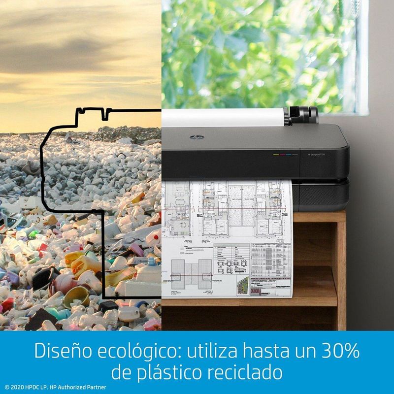 PLOTTER HP DESIGNJET T250 DE 24 PULG NEGRO
