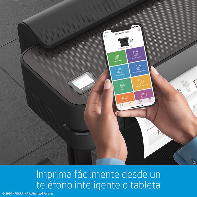PLOTTER HP DESIGNJET T250 DE 24 PULG NEGRO