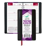 23876 - AGENDA ECONOMICA BOLSILLO NEGRO