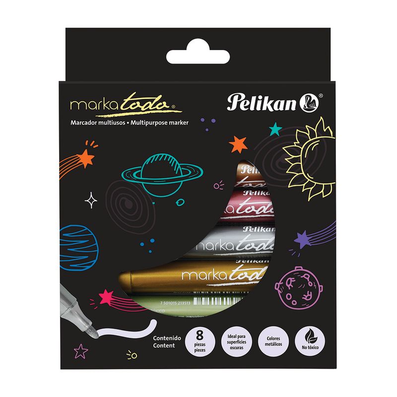 29322 - MARCADOR METALICO ESTUCHE C/8 MARKATODO