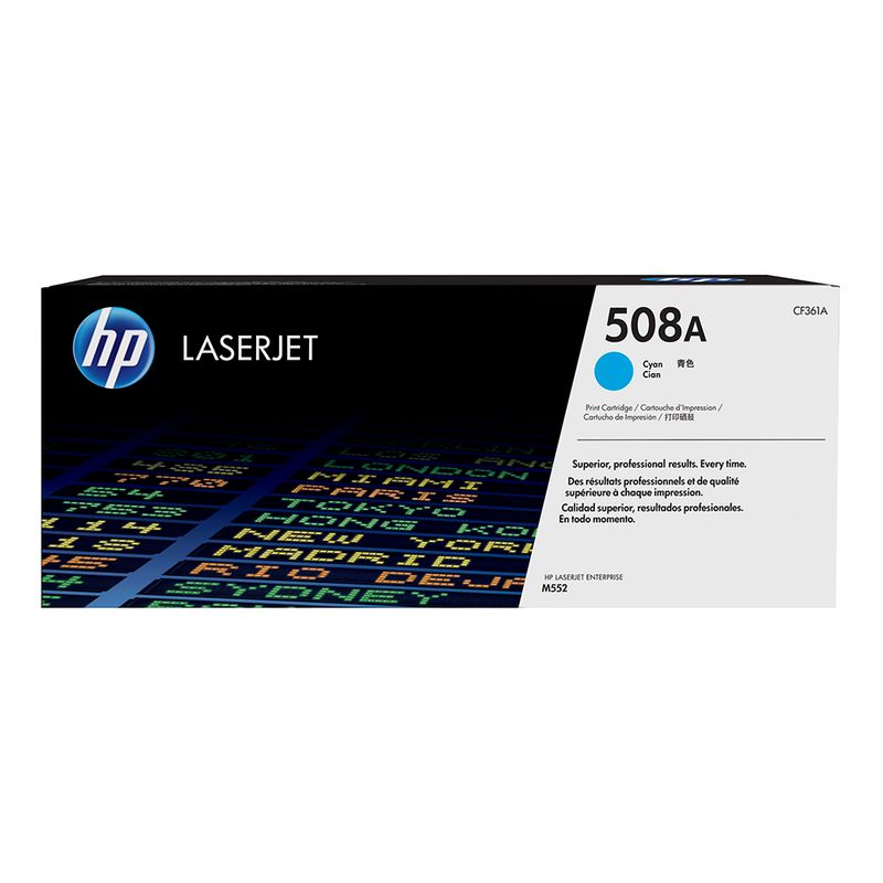29618 - TONER LASER HP 508A CYAN CF361A
