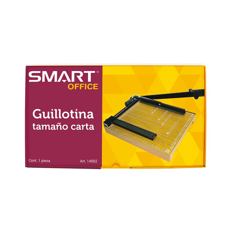 982 - GUILLOTINA 12" CARTA BASE MADERA SMART