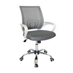 29528 - SILLA SECRETARIAL CON BRAZOS MALLA ECOCHAIR BLANCA