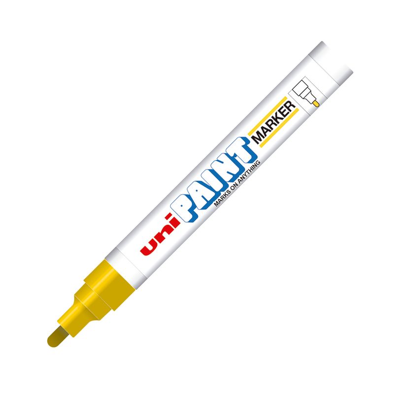 33093 - MARCADOR PERMANENTE UNI PAINT MARKER AMARILLO PX-20