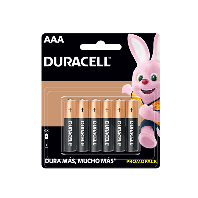 33115 - PILA AAA DURACELL 4 PILAS + 2 GRATIS