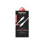 531 - CABLE USB TIPO C A USB TIPO C 1 5M BLANCO