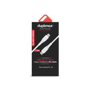 Cable Usb Tipo C A Usb Tipo C 1.5M Blanco 245142