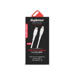 530 - CABLE USB TIPO C A LIGHTNING 1 5M BLANCO