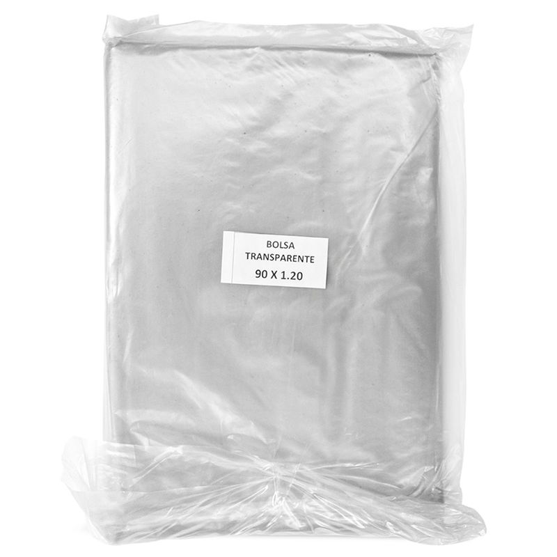 529 - BOLSA TRANSPARENTE POR KILO 90 X 120 CM
