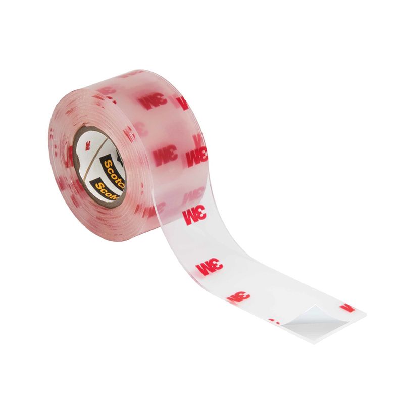 45342 - CINTA ADHESIVA 4010 DOBLE CAPA  25x1 52M TRANSP