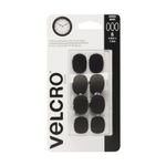 16140 - VELCRO OVALO ADHESIVO 2 5x1 9CM NEGRO C/6 PZAS