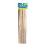 PALITOS MADERA COLOR NATURAL C/25PZAS
