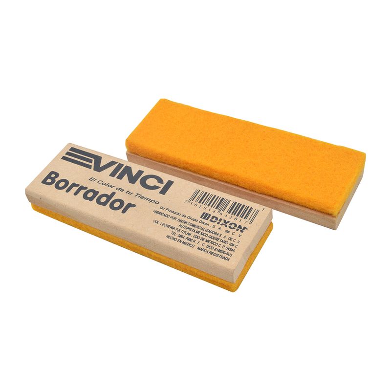 5406 - BORRADOR FIELTRO PARA PIZARRON BASE MADERA VINCI
