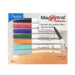 4262 - MARCADOR PARA PIZARRON PUNTO FINO SURTIDOS CON 8 MAGISTRAL