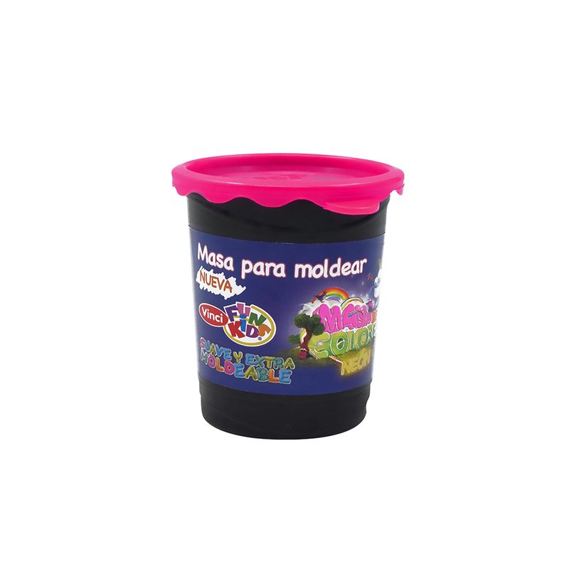 4632 - MASA MODELADORA ROSA NEÓN FUN KIDS 140GR