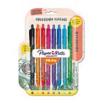 5530 - BOLIGRAFO MEDIANO RETRACTIL VINTAGE CON 8 KILOMETRICO