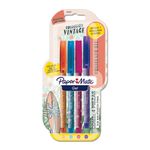 5531 - BOLIGRAFO FINO VINTAGE GEL 0 6 C/4 COLORES SURTIDOS