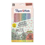 5533 - LAPICES DE COLOR 15-L RED 4MM VINTAGE PAPER MATE