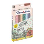 6650 - LAPICES DE COLOR 15-L RED 4MM VINTAGE PAPER MATE