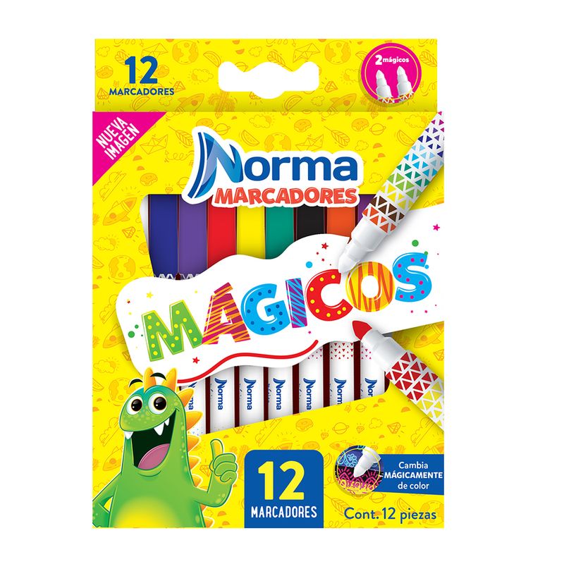 5825 - MARCADOR MAGICOS C/12 NORMA