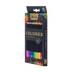 34472 - LAPICES DE COLOR 15-L RED PREMIUM NORMA