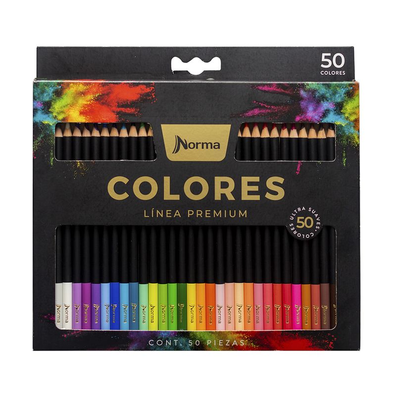 5829 - LAPICES DE COLOR 50-L RED PREMIUM NORMA