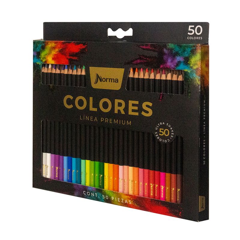 34476 - LAPICES DE COLOR 50-L RED PREMIUM NORMA