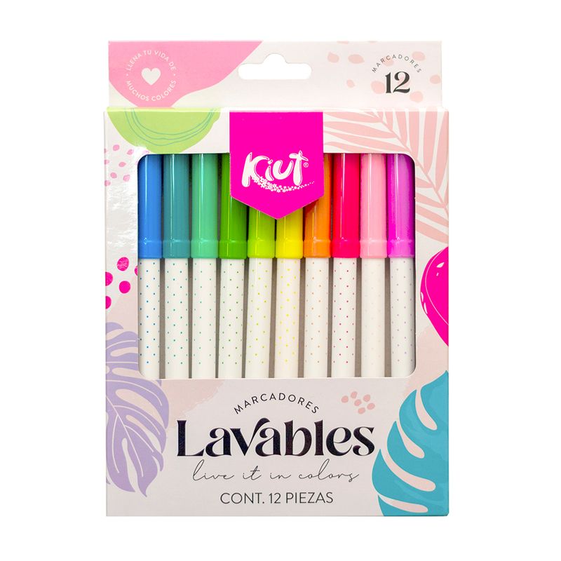 5840 - MARCADOR LAVABLE C/12 KIUT