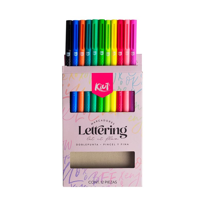 34488 - MARCADOR LETTERING C/12 KIUT