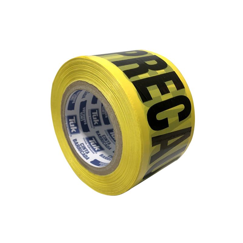 5845 - CINTA BARRICADA PRECAUCION 75MMX305M AMARILLA TUK