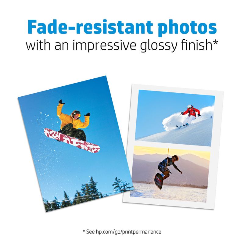 44902 - PAPEL FOTOGRAFICO HP BRILLANTE AVANZADO CARTA C/50 HJS