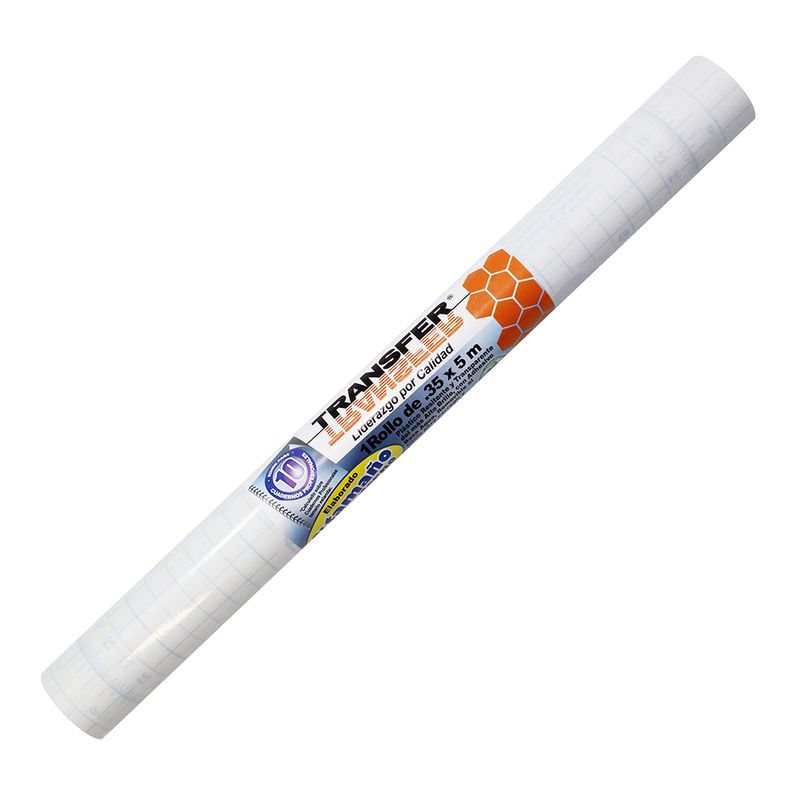 PLASTICO ADHESIVO TRANSFER 35X5M TRANSPARENTE