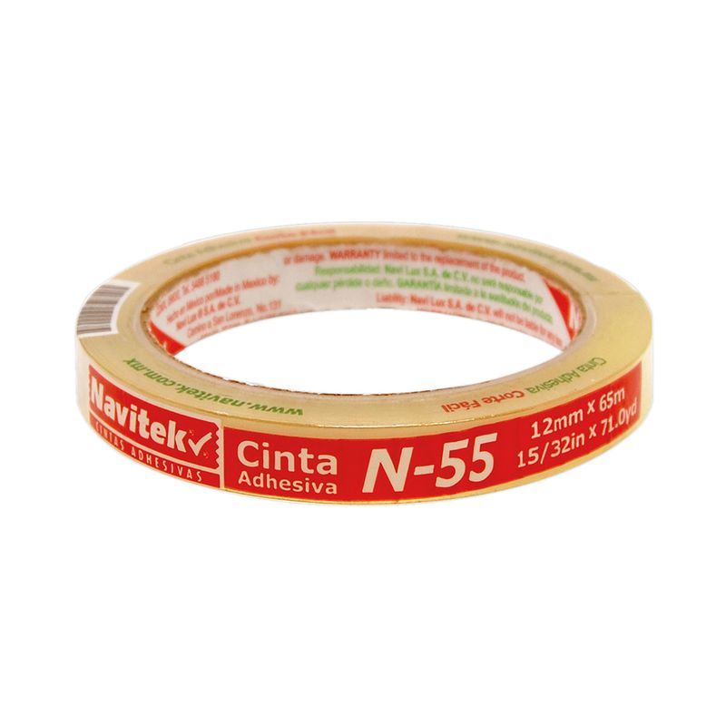 42134 - CINTA ADHESIVA TRANSPARENTE NAVITEK 12X65