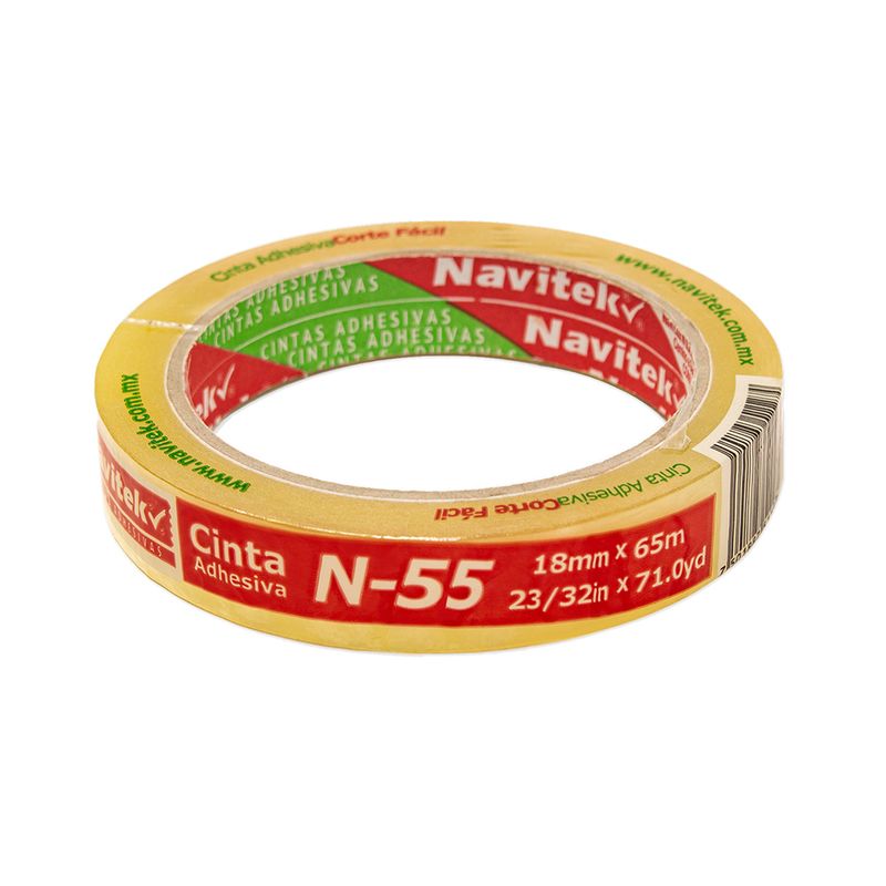 42135 - CINTA ADHESIVA TRANSPARENTE NAVITEK 18X65