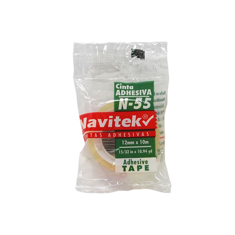 42145 - CINTA ADHESIVA TRANSPARENTE NAVITEK 12X10