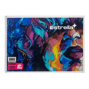 Block De Dibujo Espiral 20H Blanco Estrella 0050