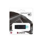 43593 - MEMORIA USB 64GB 3 2 DTX, NEGRO