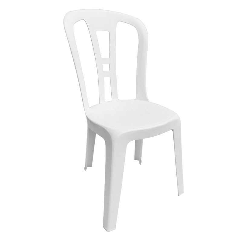 43646 - SILLA PLASTICA SIN BRAZOS VENECIA BLANCA