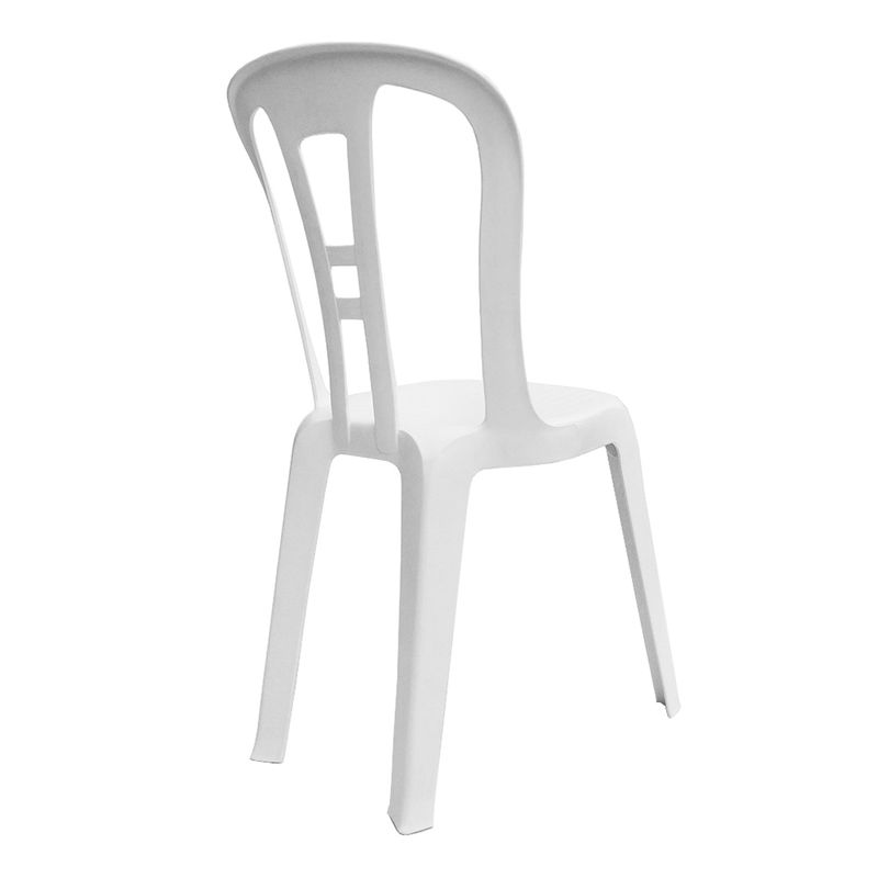 44486 - SILLA PLASTICA SIN BRAZOS VENECIA BLANCA