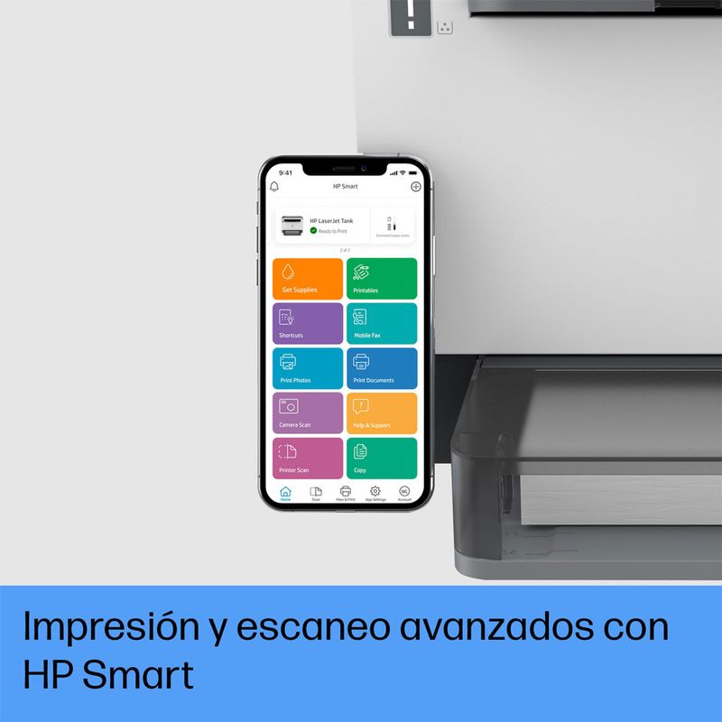43926 - Multifuncional HP LaserJet Tank MFP 1602w Monocromática Láser