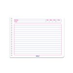 44235 - CUADERNO ESPIRAL ITAL 100H RAYAS ESTRELLA