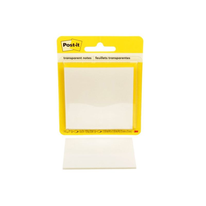45311 - NOTAS TRANSPARENTES 2 8x2 8 C/36H POST IT