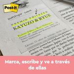 45314 - NOTAS TRANSPARENTES 2 8x2 8 C/36H POST IT