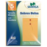 44045 - SOBRE BOLSA GOLDEN MINISTRO (LEGAL) ENGOMADO C/25PZAS